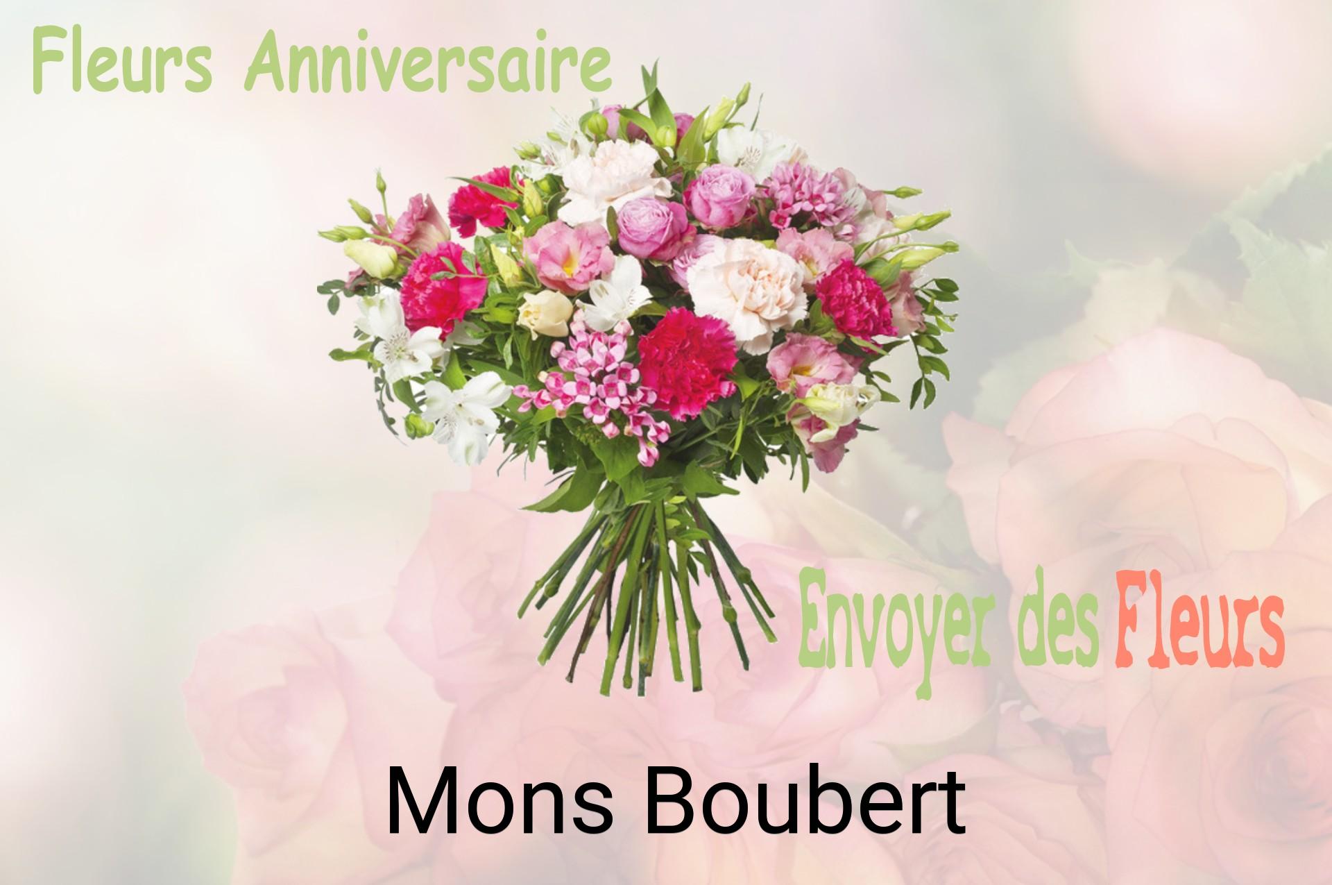 Bouquet de fleurs d’anniversaire livré à Mons-Boubert